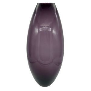 Handblown 18 in. Purple Art Glass Vase